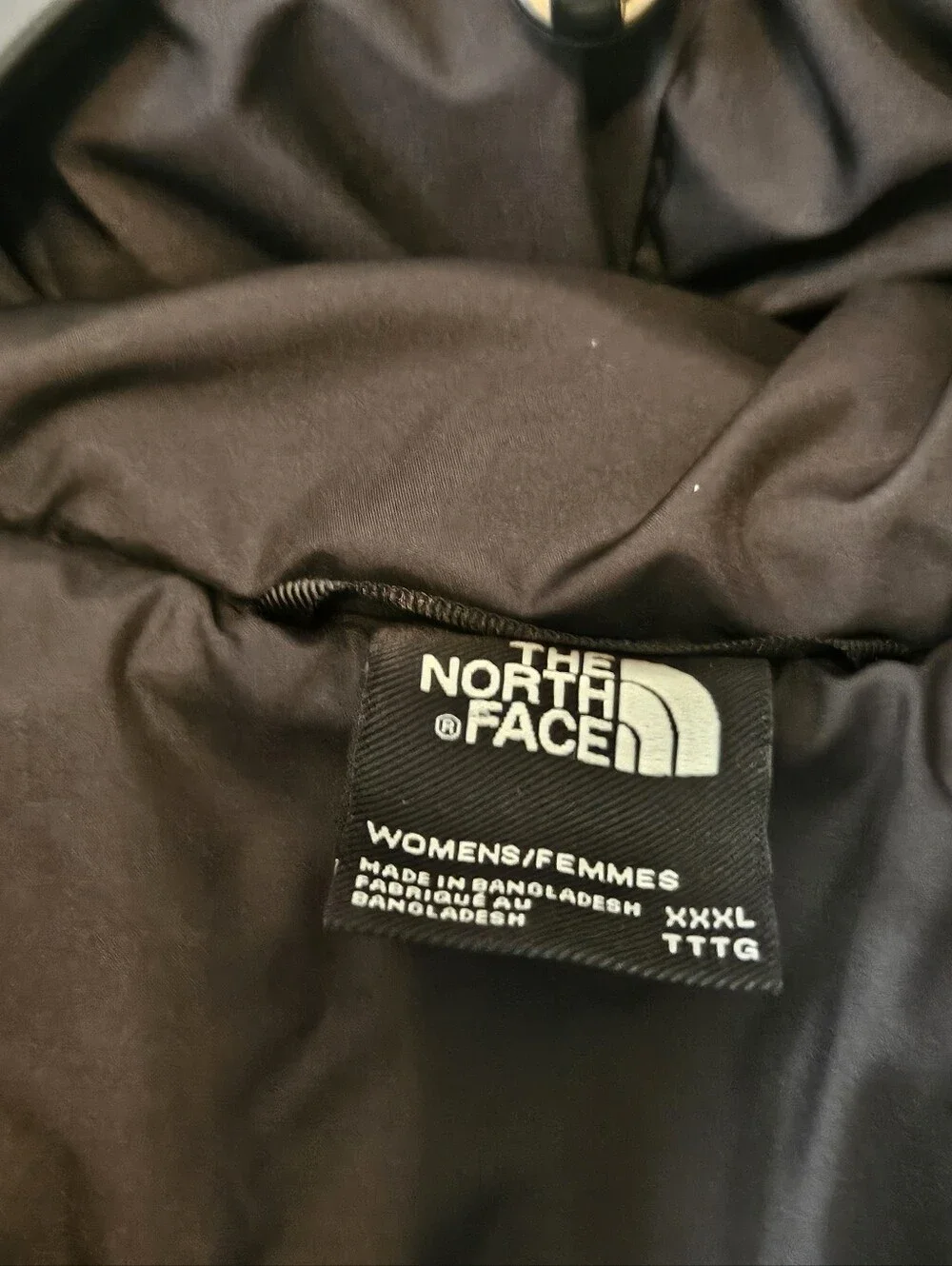 THE NORTH FACE Aconcagua 3 Mens XXL Lined Down Hoody Jacket Coat Black